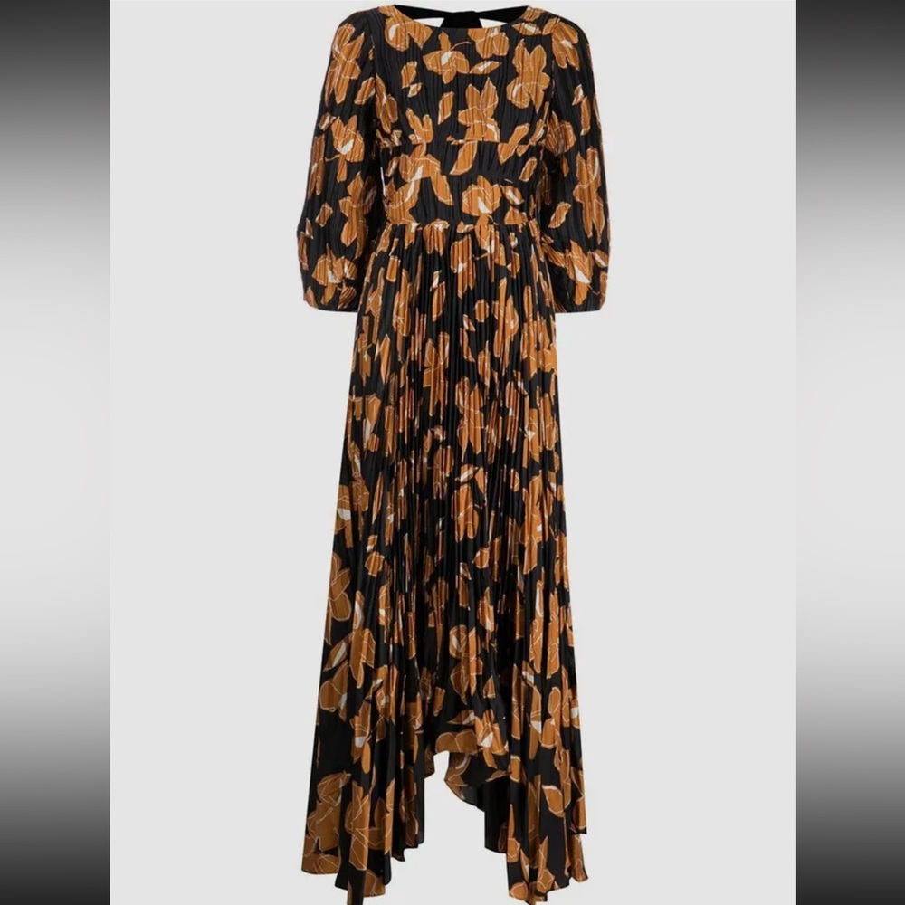 Jonathan Simkhai Maxi Dress Pleated Long sleeve